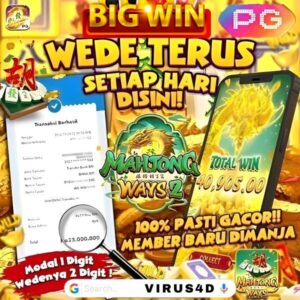 VIRUS4D MEMBERIKAN CUAN BESAR UNTUK MASYARAKAT